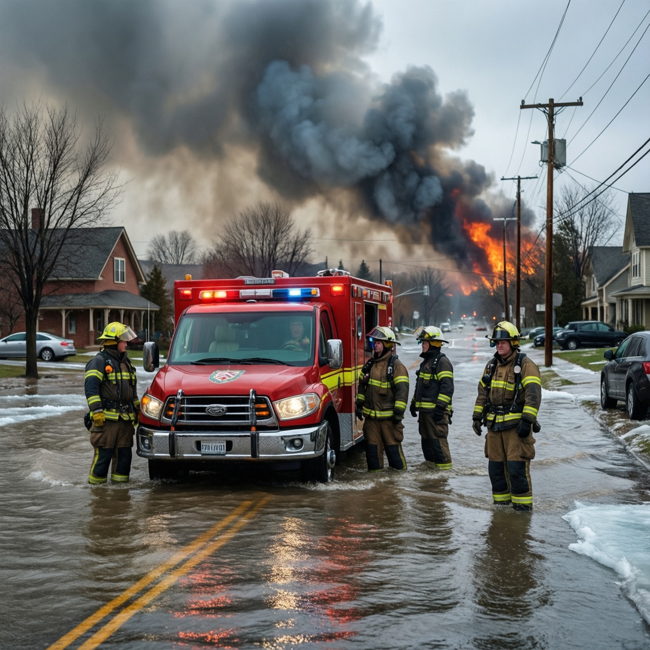 Погода и сезонные риски: паводок, пожароопасный период, гололёд и штормовые предупреждения